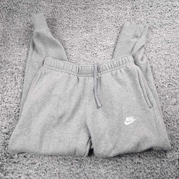 Nike Sweatpants Men Small Gray Athleisure Tapered Leg Jogger Normcore Gym Train - Picture 1 of 9